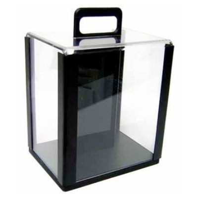 Clear acrylic poker chip carrying case without trays