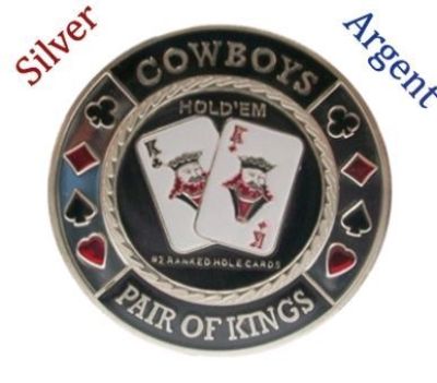 Cowboys silver card protector, 33 g