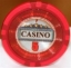 Casino poker chip, 5 dollars, 14 g