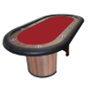 Supreme poker table with red felt top