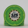 Ceramic poker chip $25 HotGen
