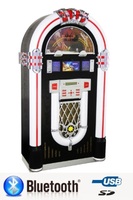 Picture of 32011 BlueOne Juke box Techno 40W +40W with CD player (supports CD, CD-R, CD-RW)