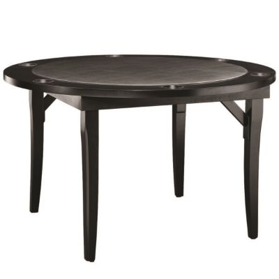 Image de FLDGTBL-BLK  - 48" WOODEN FOLDING GAME TABLE BLACK