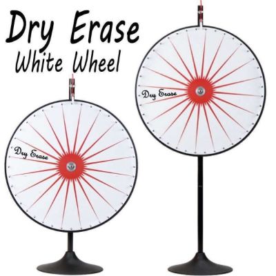Image de V240036 - 36 INCH DRY ERASE WHITE PRIZE WHEEL WITH BONUS EXTENSION BASE