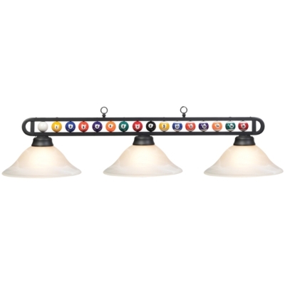 Image de BB-55 MB/WH | 55" MB/WHITE BILLIARD BALL FIXTURE