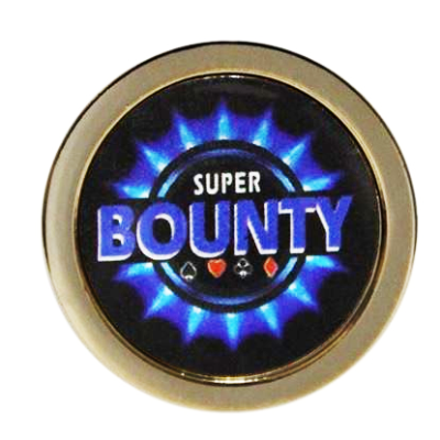 Gold Super Bounty poker chip 4gr
