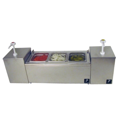 Image de 5036200S-Paragon Pro-Series Condiment Server with Twin Pumps Combo Unit