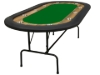 Supreme 84-inch poker table with green felt top