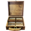Image sur Boitier pour jetons de poker en noyer massif 200pcs