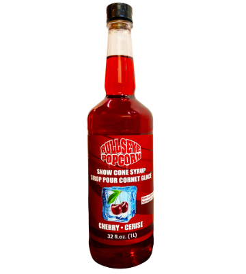 Image de Bullseye popcorn - Sirop à cônes glacés saveur Cerises 1L