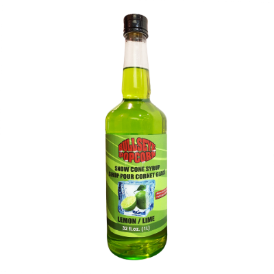 Image de Bullseye popcorn - Sirop de cône glacé saveur Lime 1L