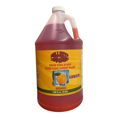 Image de Bullseye popcorn - Sirop à cônes glacés saveur Orange  1L