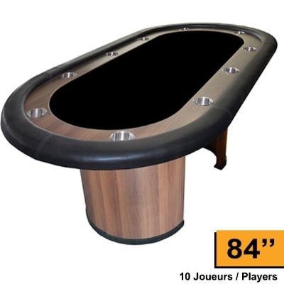 Supreme poker table 84 inch for up to 10 players