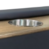 Stainless steel cup holder on Supreme poker table